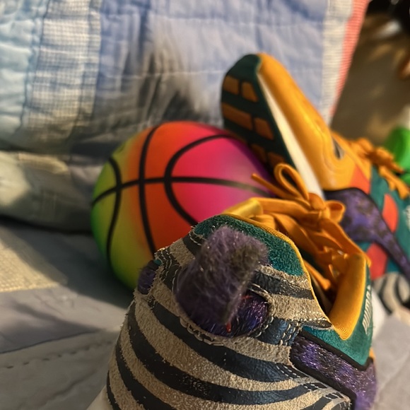 Puma rs-100’s multicolor shoes size 5 - Picture 2 of 3